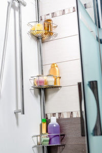 RIPIANO PER DOCCIA APPENDIBILE ANGOLARE A PRESSIONE