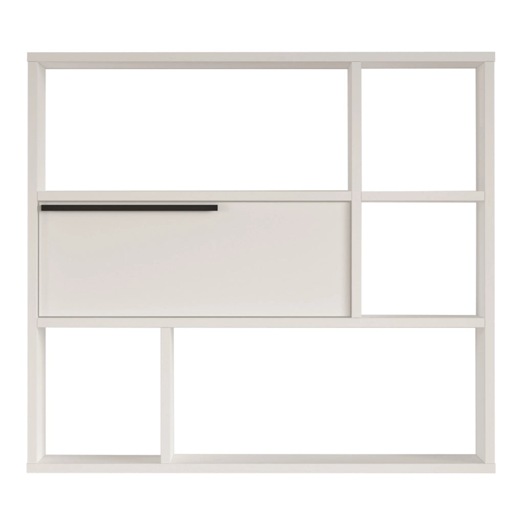 Scaffale da Parete Vesanto 90 x 22 x 81 cm - Bianco [en.casa]