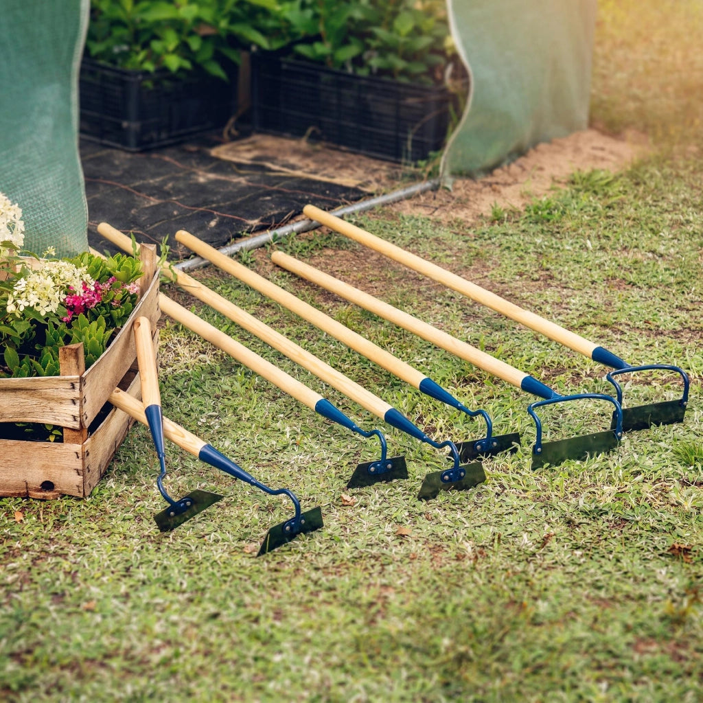 Gancio per zappa da giardino KADAX, 12 cm, per estirpare le erbacce, con manico in legno.