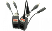 Coppia balun per trasmissione audio + video + alimentazione su cavo ethernet