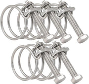 Slangklemme a doppia vite 201 in acciaio inossidabile per tubi da 50-55mm