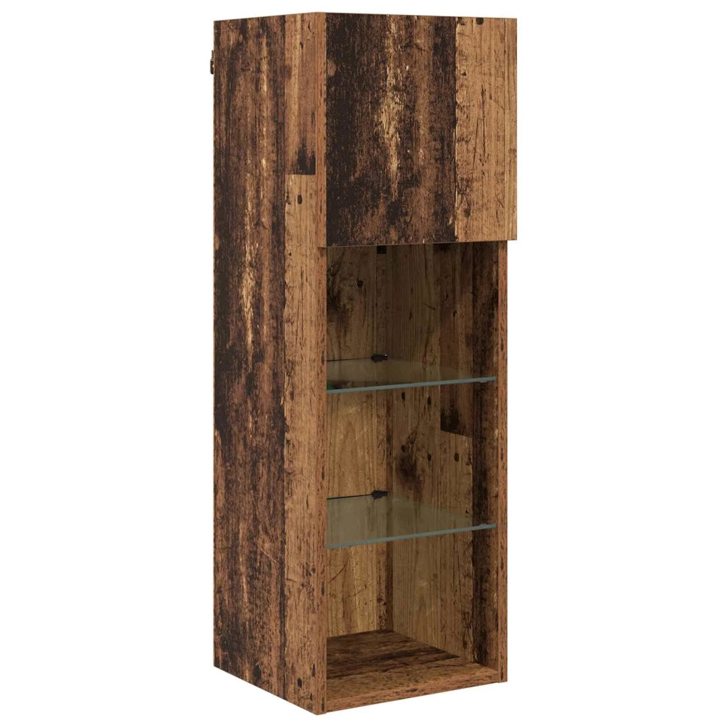 Unità TV da Parete 6 pcs Legno vecchio Legno multistrato 3402932