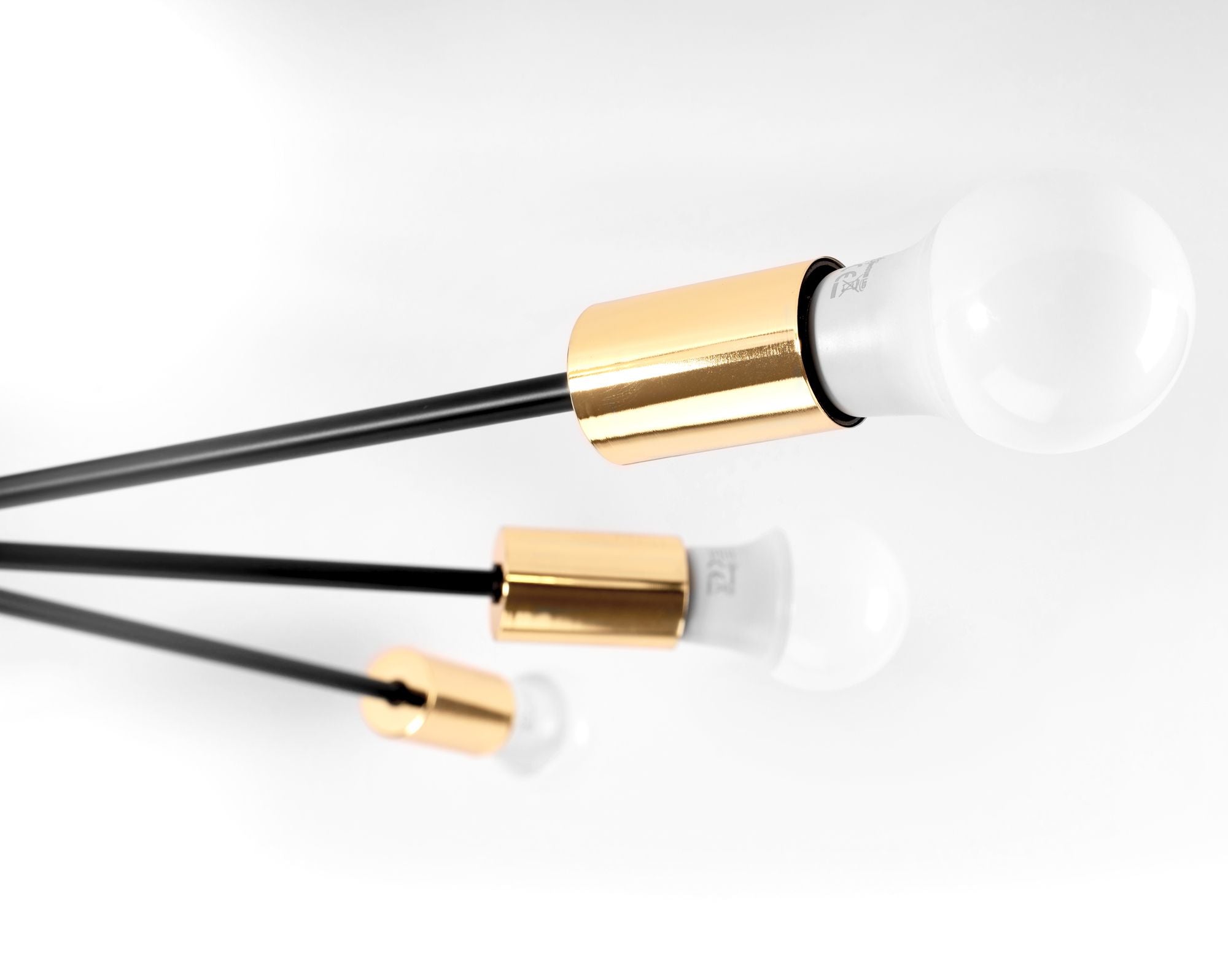 Lampada Ragno 8 Black Gold APP502-8C