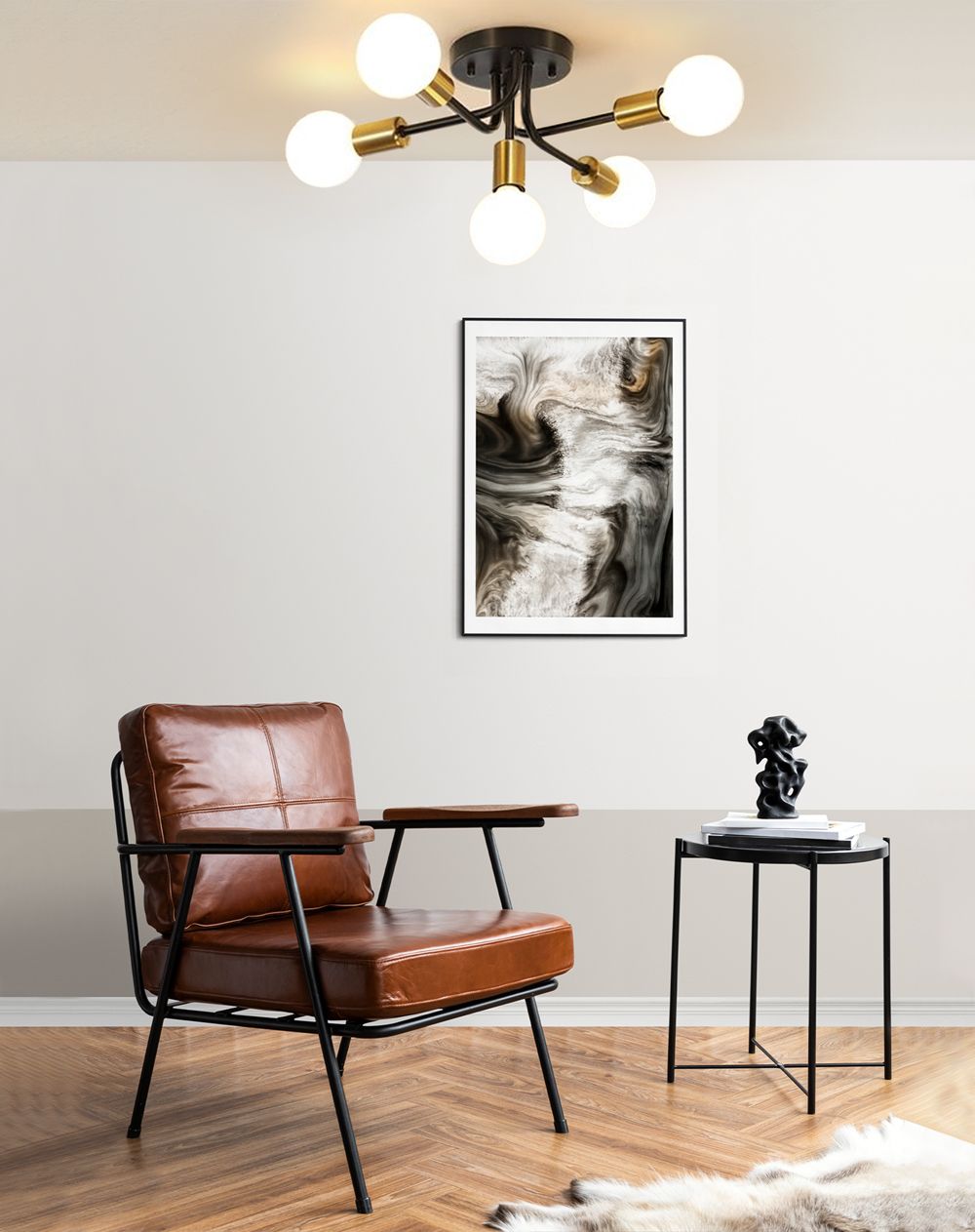 Lampada APP1118-5C Black Gold