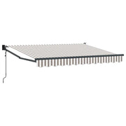 Tettuccio Elettrico Retrattile Grigio chiaro e bianco 4 × 3 m 3426057
