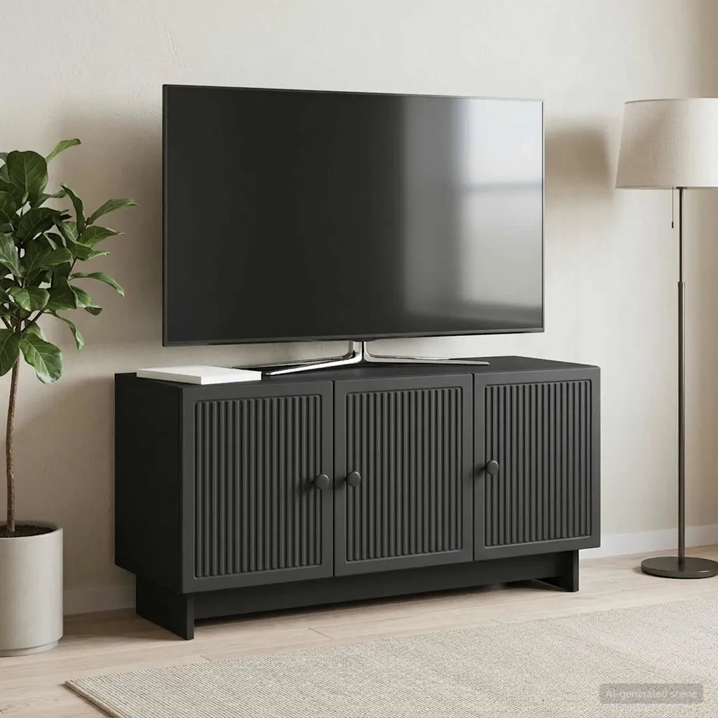 Mobile TV Nero 99 x 34,5 x 50 cm Legno ingegnerizzato 894026