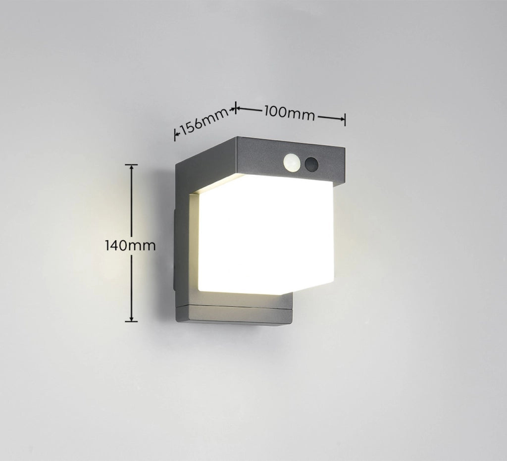 Applique esterna LED solare COLOMBO IP44 nera RL