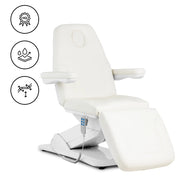 Poltrona estetica 150 kg 192 x 90 x 82 cm bianca 14_0008990