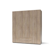 Armadio 4 ante e 2 cassetti rovere sonoma Seba4 160x51,6x177h