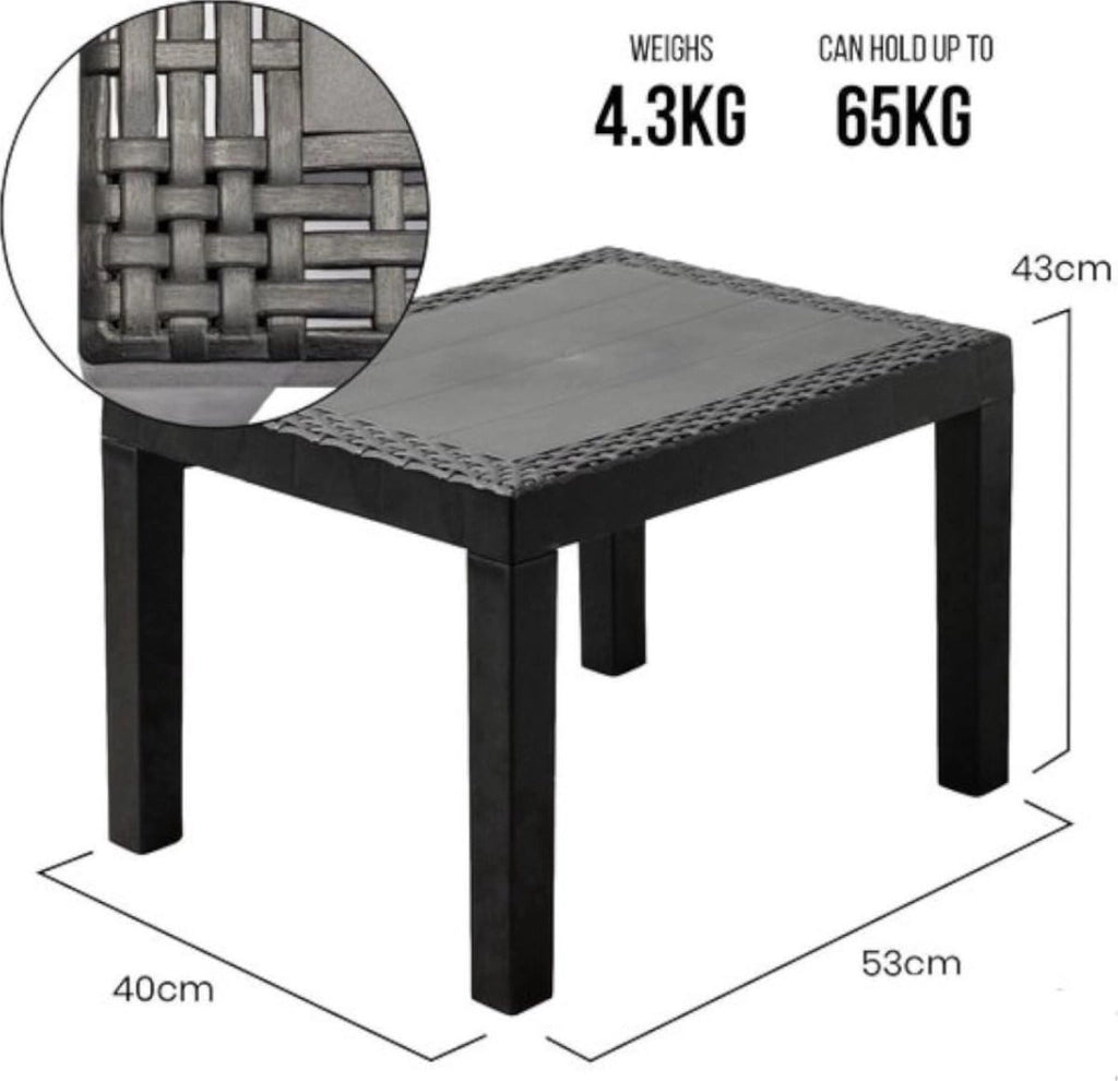 Salotto Akita Colore Antracite Pro Garden