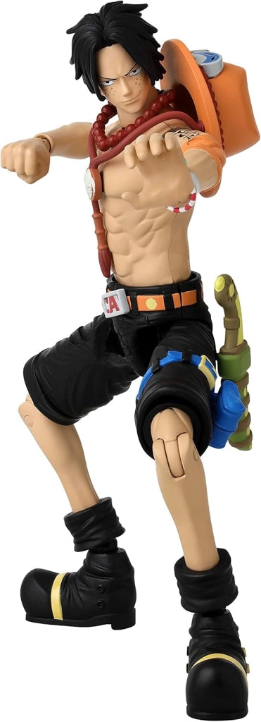 Anime Heroes, One Piece,Portgas D. Ace,Action figure 20 cm,Bandai,Eta 4+