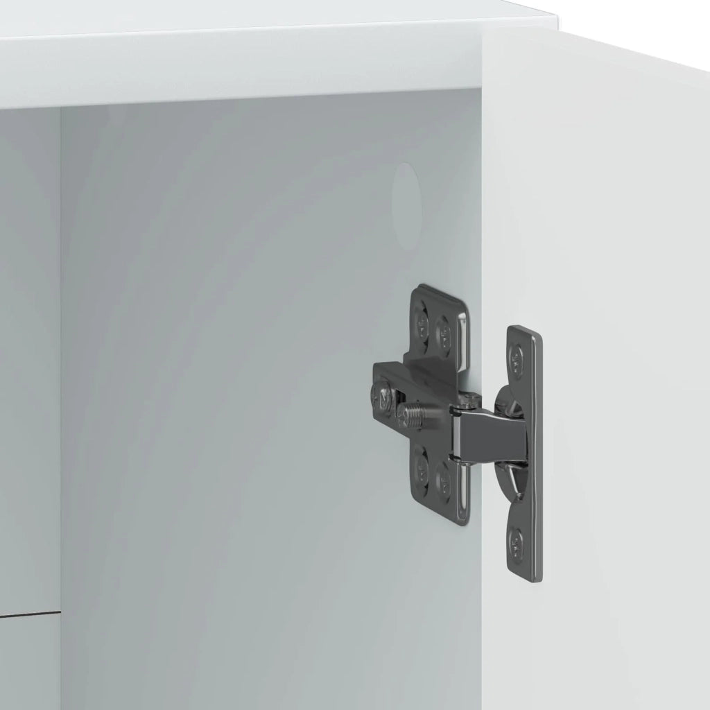 Set di 2 Comodini | Armadio da Notte | Mobiletto da notte Bianco 43 x 34,5 x 50 cm