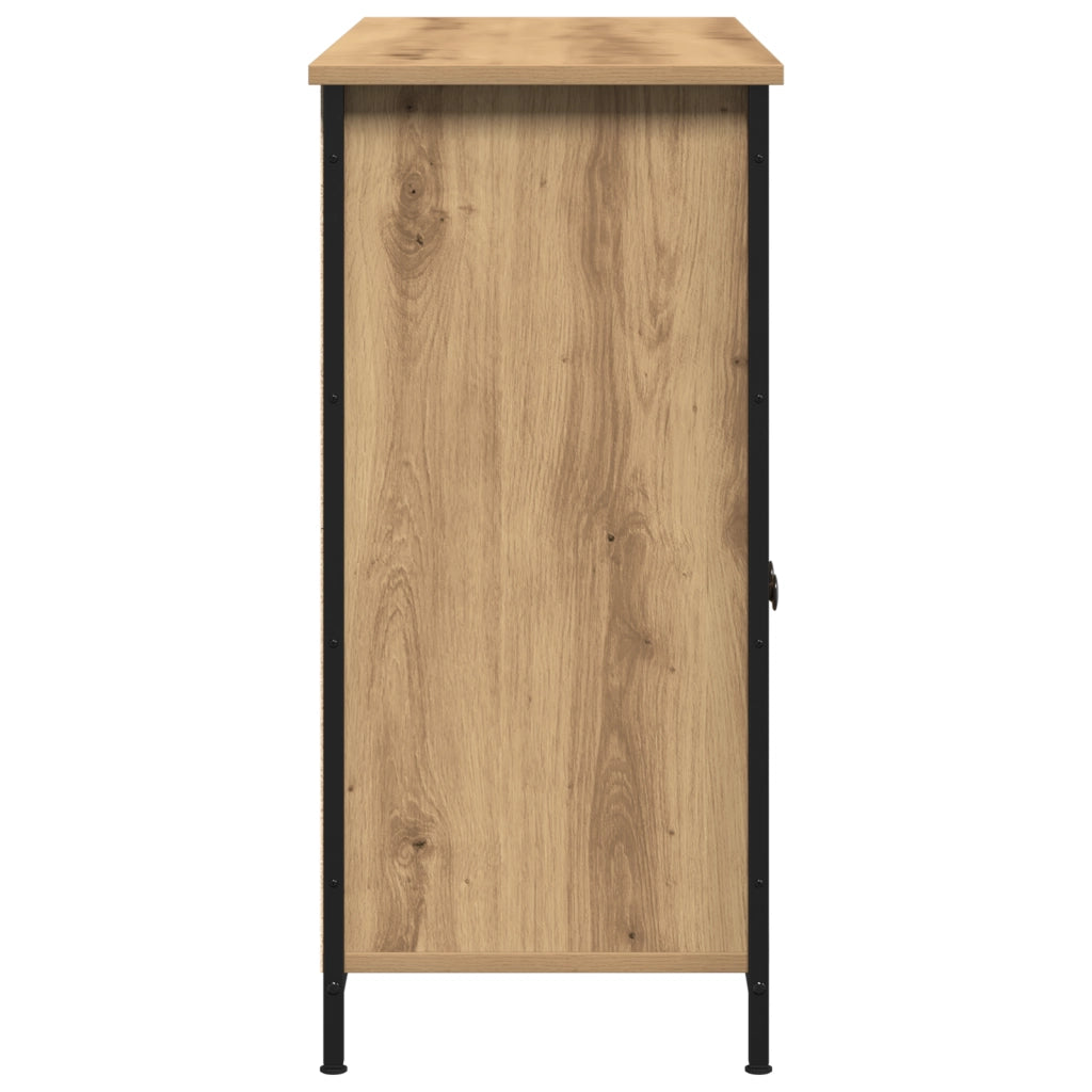 Mobile Artisan in Rovere 100x35x75 cm Legno Ingegnerizzato