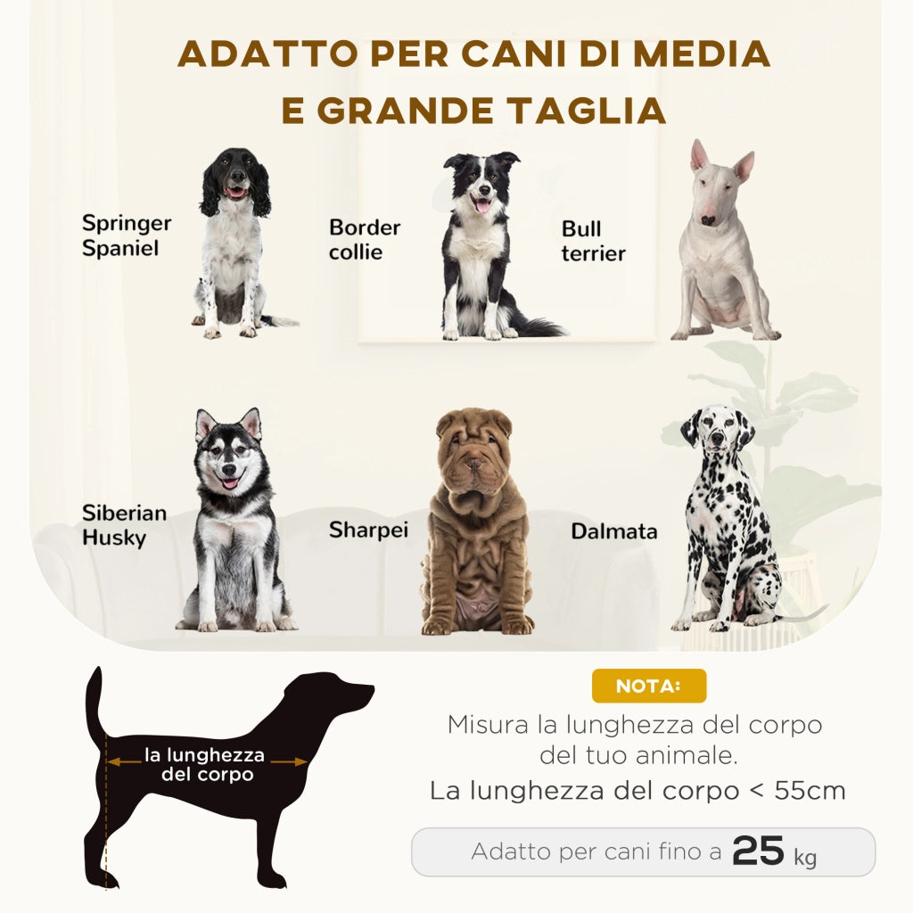 Divano per Cani Medio-Grande Copridivano Sfoderabile ¨C zephmum ¨C Grigio
