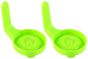 Set di coperchi 2 pezzi - Adatto per contenitori Weck da 86 mm - Progettazione ergonomico - Colore verde - Ideale per i semi - Coperchio per semi