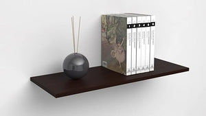 Mensole da Muro classiche in Legno nobilitato spessore 1.8 cm 100x50 Wengè