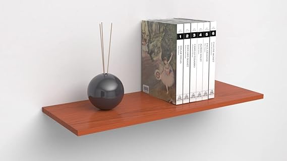 Mensole da Muro classiche in Legno nobilitato spessore 1.8 cm 70x50 Ciliegio