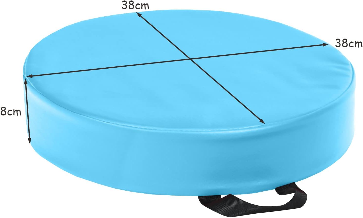 Tappeto per Bambini 6 Pezzi, Tappeto da Terra Cuscino Yoga Meditazione, per Camera da Letto e Salotto, Moderno 38x38x8cm