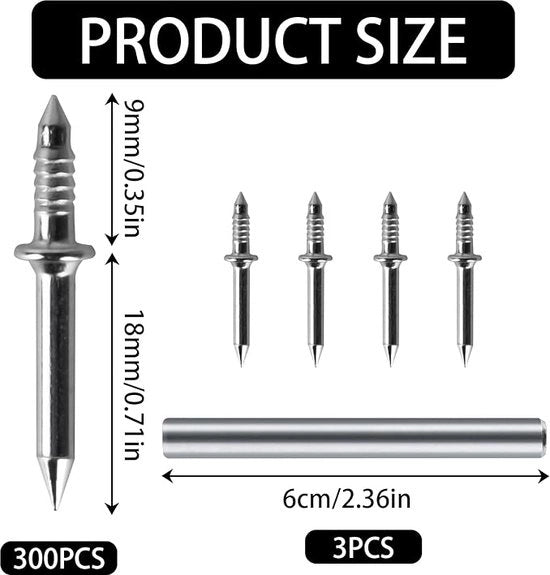 Assortimento di Spicchi - Set di Viti da Parete, Spicchi a Testa Piana, Spicchi per Fotografie da Parete, Viti da Parete, Assortimento di Hardware Spicchi da 300