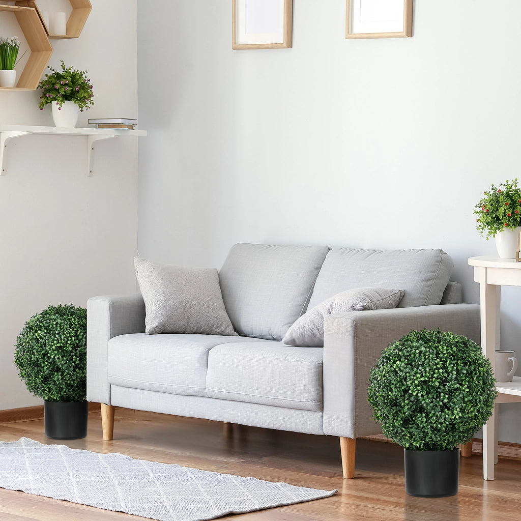 Piantina Artificiale Buxus Sferica ¨C zephmum ¨C Verde, 52x40 cm