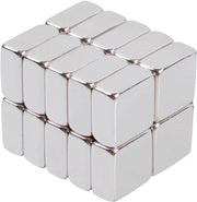 Magnetici Neodymium Extra Forti 8 x 8 x 4 mm - 20 pezzi per uso su pannelli di vetro, pannelli bianchi e altro