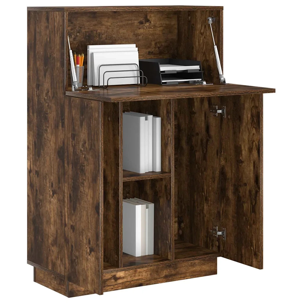 Scrivania Rovere fumé 71,5 x 31,5 x 106,5 cm 869486