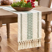 Tavolo da giardino - Design moderno - 1 pezzo - Cotone e Lino - 30 x 140 cm