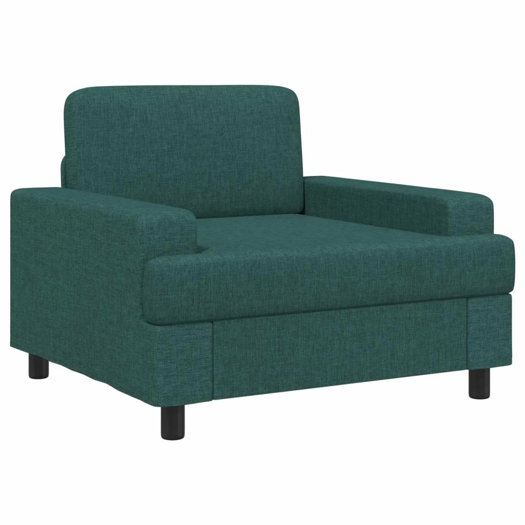 Poltrona Verde Scuro Tessuto 42043459
