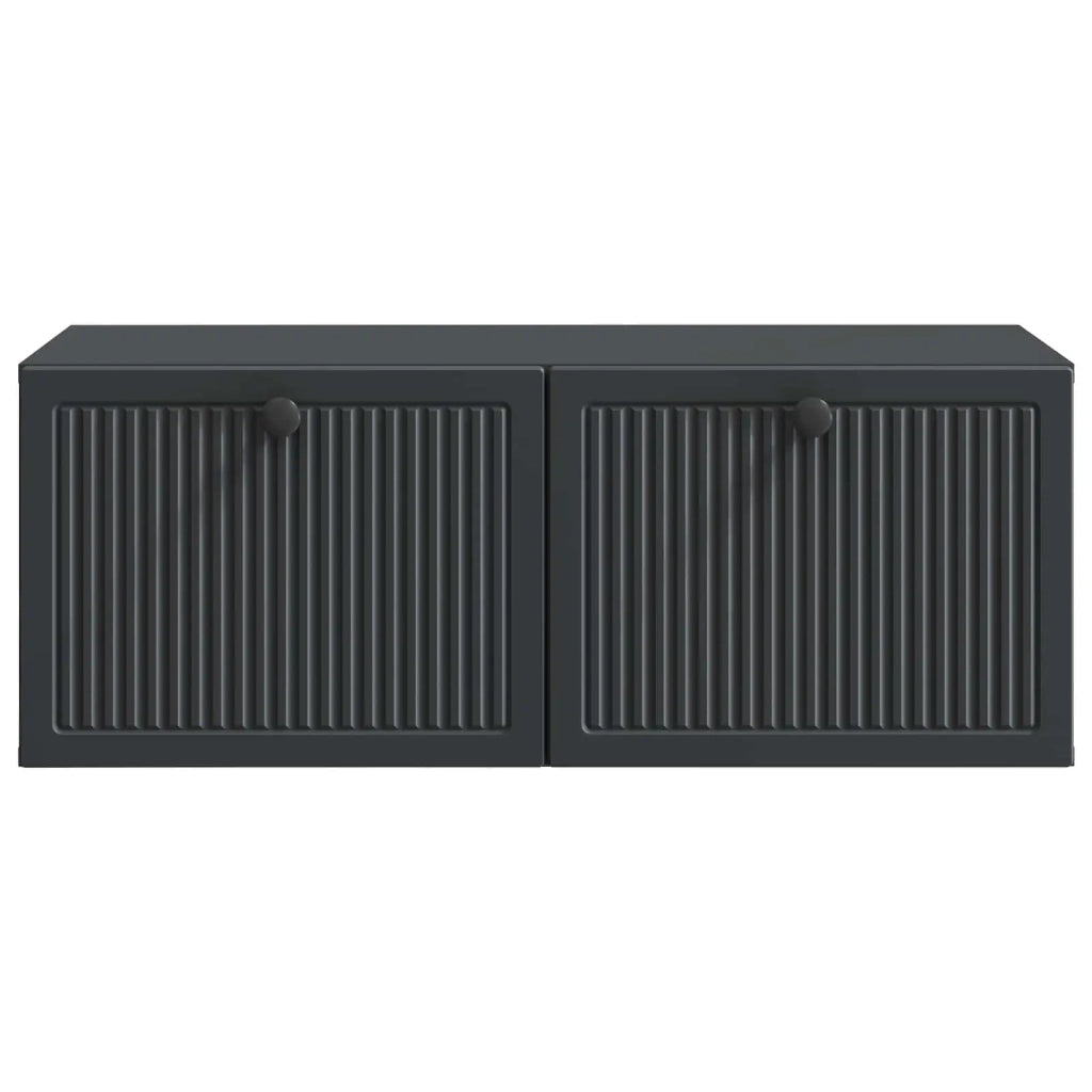 Mobile Porta TV da Muro Nero 78,5 x 41 x 30 cm 898006