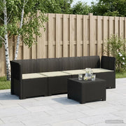 Divano da Giardino a 4 Posti con Cuscini in Stile Rattan PP 3443854