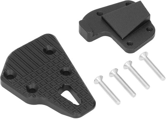 Manubrio antiscivolo per motocicletta - Pedale posteriore - Piastra allungabile in lega di alluminio - Installazione facile - Idoneo per F900R 2019-2021 - Caratteristiche resistenti agli urti - Pedale posteriore antiscivolo