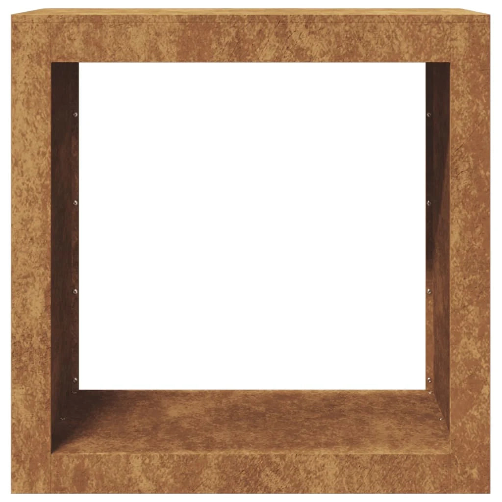 Portalegna 60 x 40 x 60 cm Acciaio Corten Marrone 02_0043729