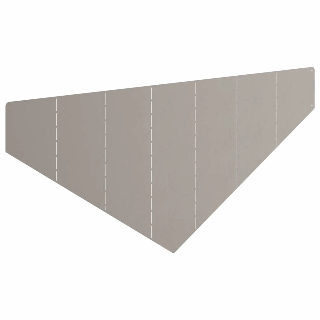 Bordura per Prato 4 pcs 100 x 45 cm Acciaio Ruggine 8008902