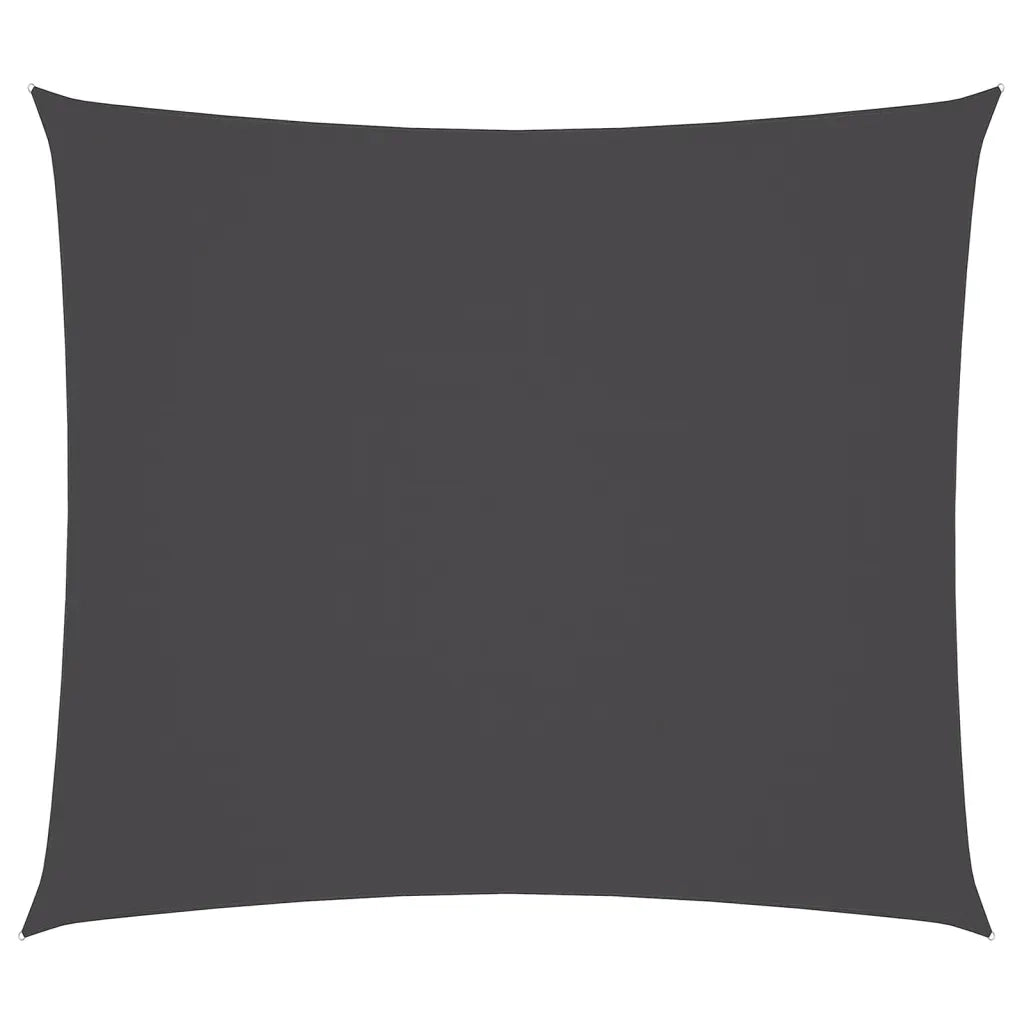 Parasole a Vela Oxford Rettangolare 2x2,5 m Antracite