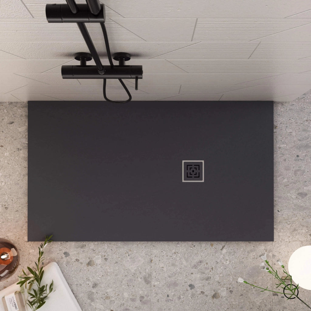 Piatto Doccia in Pietra 75x75 cm Bonussi Canton Nero