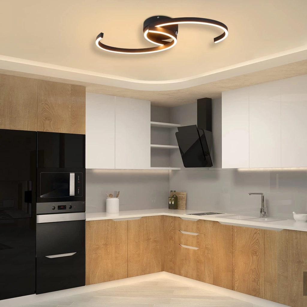 ZMH Lampada da soffitto a sospensione 2 luci corda lunari design 3000K per camera letto ufficio