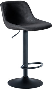 Sgabello Loft nero,Finta pelle