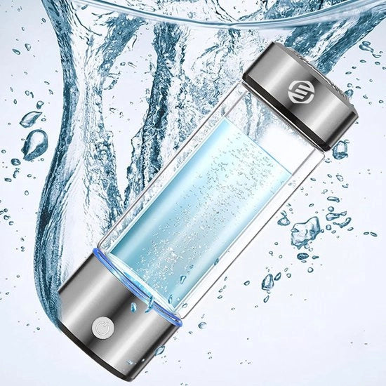 Generatore di Idrogeno - Fles di Acqua con Idrogeno - H2 + Idrogeno - Ossidrillabile - Incluso Libro Elettronico