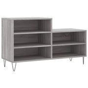 Scarpiera | Mobile per scarpe Grigio Sonoma 102x36x60 cm in Legno Multistrato