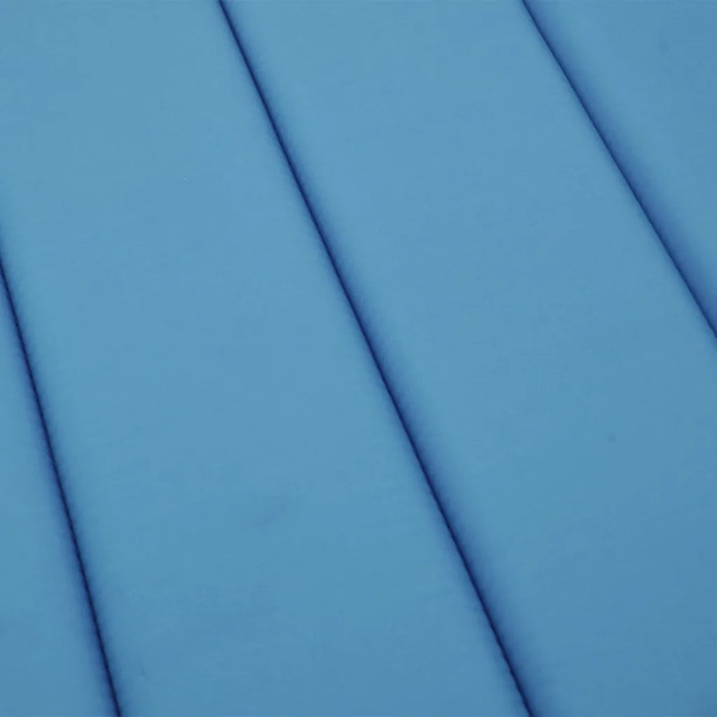 Cuscino per Lettino Blu 200x70x3 cm in Tessuto Oxford