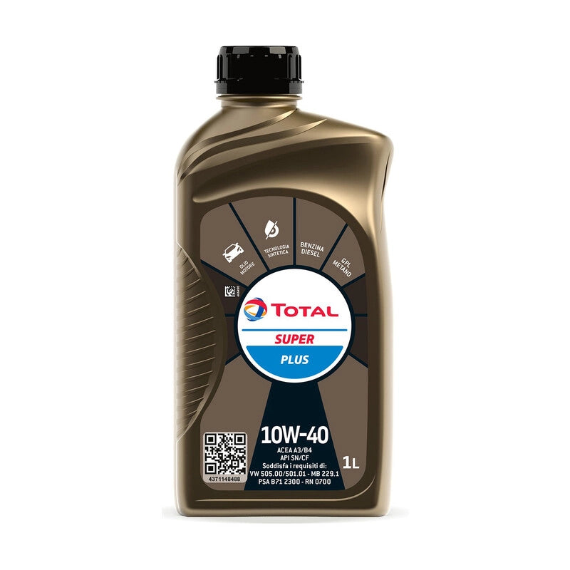 OLIO LUBRIFICANTE TOTAL SUPER PLUS 10W40  1 L- 12,0 pz