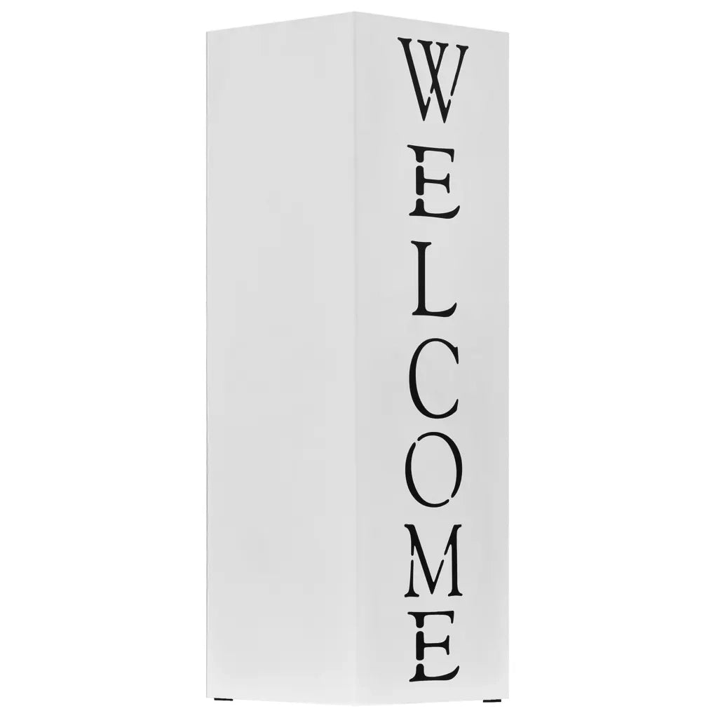 Porta Ombrelli Welcome in Acciaio Bianco CFW2351562