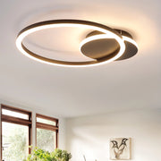 ZMH Lampada da soffitto plafoniera LED moderna 24W metallo 3000K per cucina corridoio