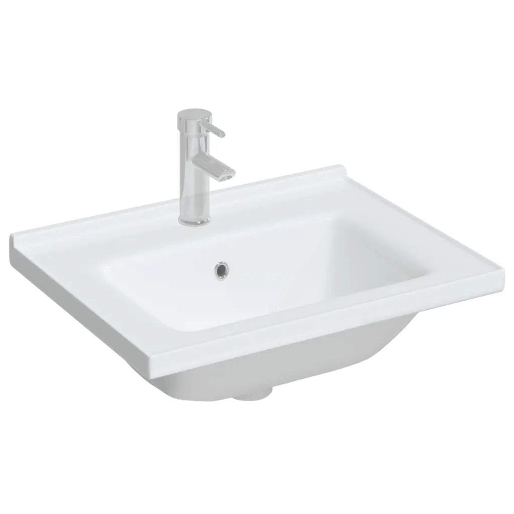 Lavandino da Bagno Bianco 61x48x19,5cm Rettangolare in Ceramicacod mxl 71080