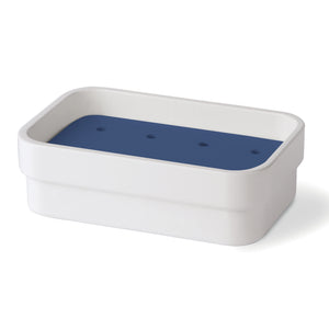 Lineabeta - Portasapone con griglia blu opaco