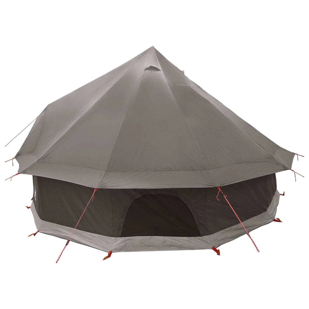 Tenda Tipi con tetto Marrone Grigio 300 x 300 x 200 cm 42029027