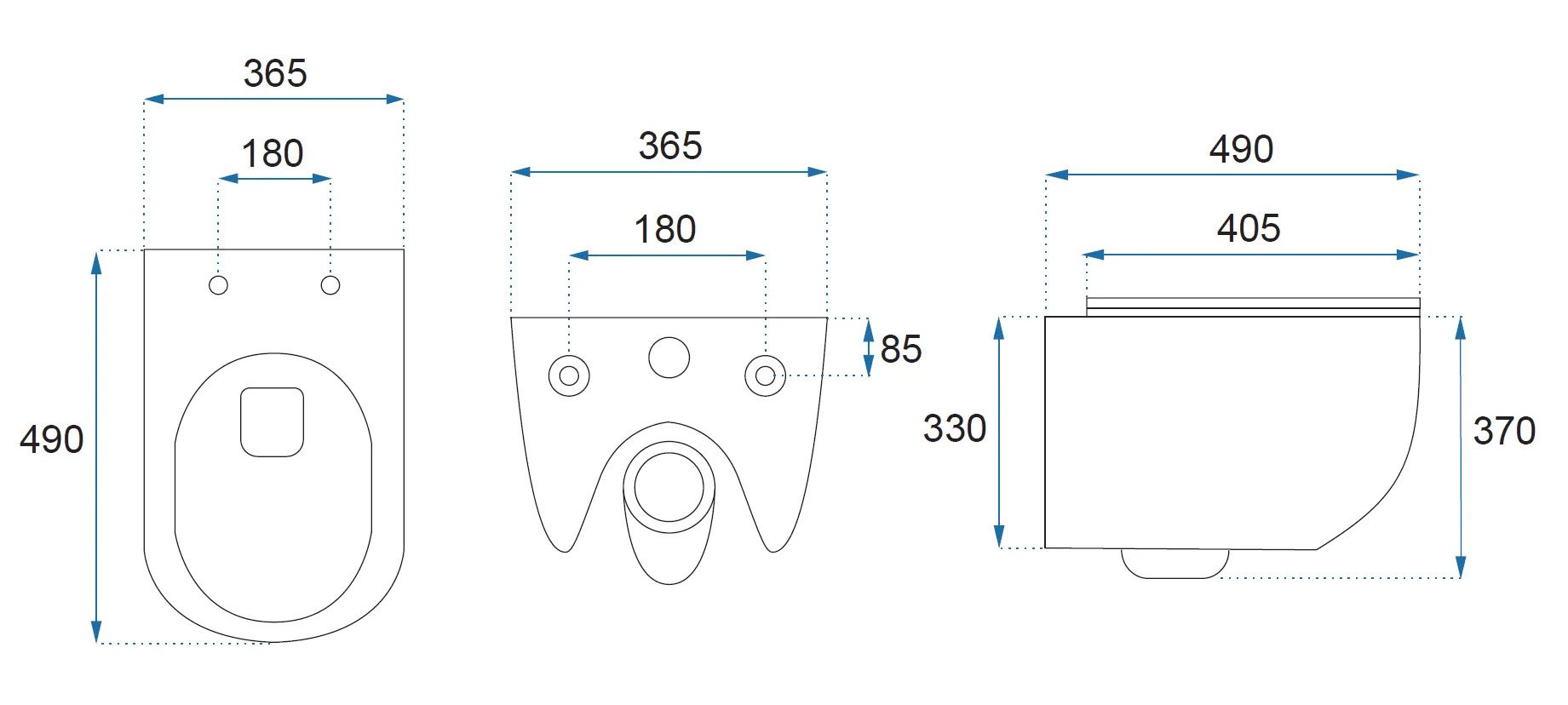 Vaso Wc Rea Carlo Mini Tornado Nf
