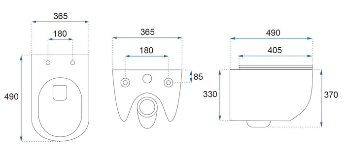 Vaso Wc Rea Carlo Mini Tornado Nf