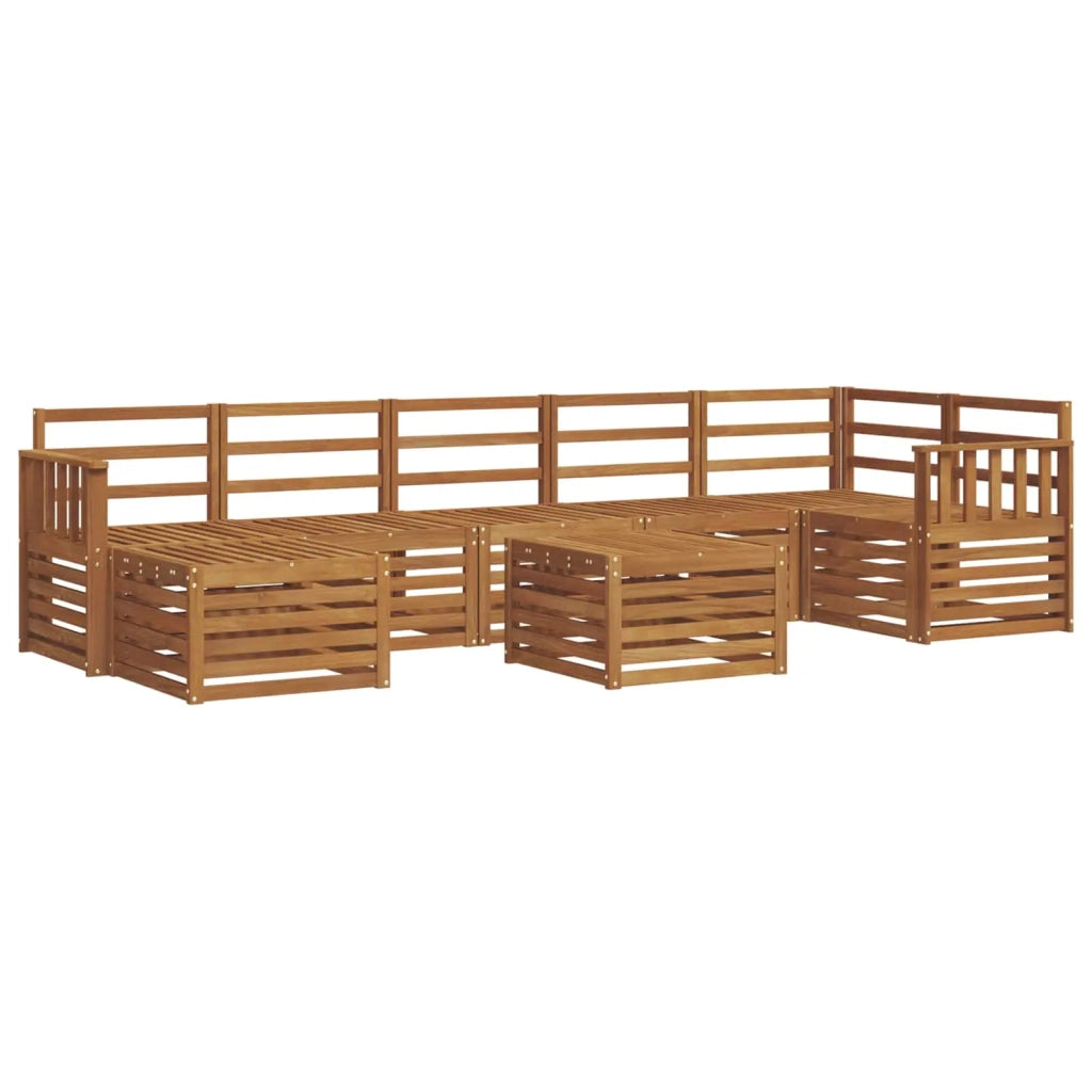 Set di divani da esterno 8 pcs Naturale 3375199