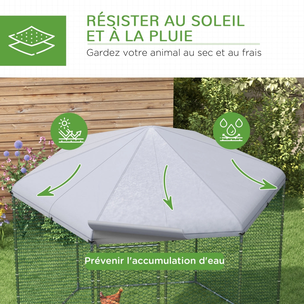 Recinto per polli esterno ¨C Minimal ¨C 5 m2 2.8x2.45x2.46 m
